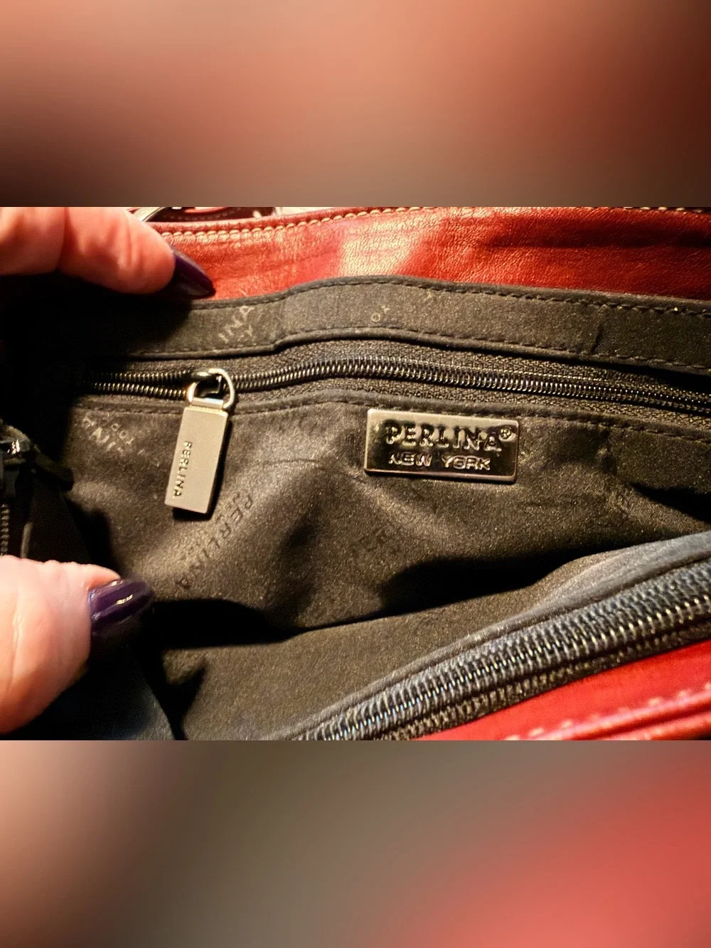 Vintage Perlina New York Shoulder Bag - Picture 3 of 16